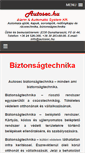 Mobile Screenshot of biztonsagtechnika.autosec.hu