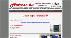 Desktop Screenshot of gyorskapu.autosec.hu