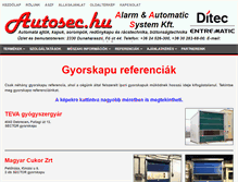 Tablet Screenshot of gyorskapu.autosec.hu